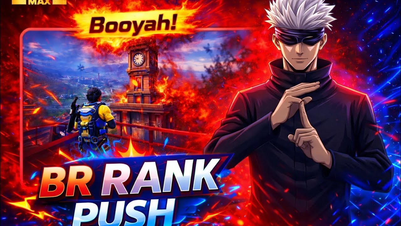 🔥FREE FIRE MAX 🔥|| BR RANK PUSH 💥||