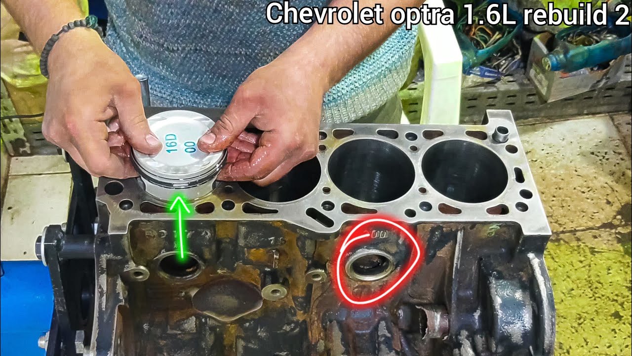 عمرة محرك شيفروليه أوبترا #الجزء_الثاني _ Chevrolet Optra 1.6L Engine Full Rebuild