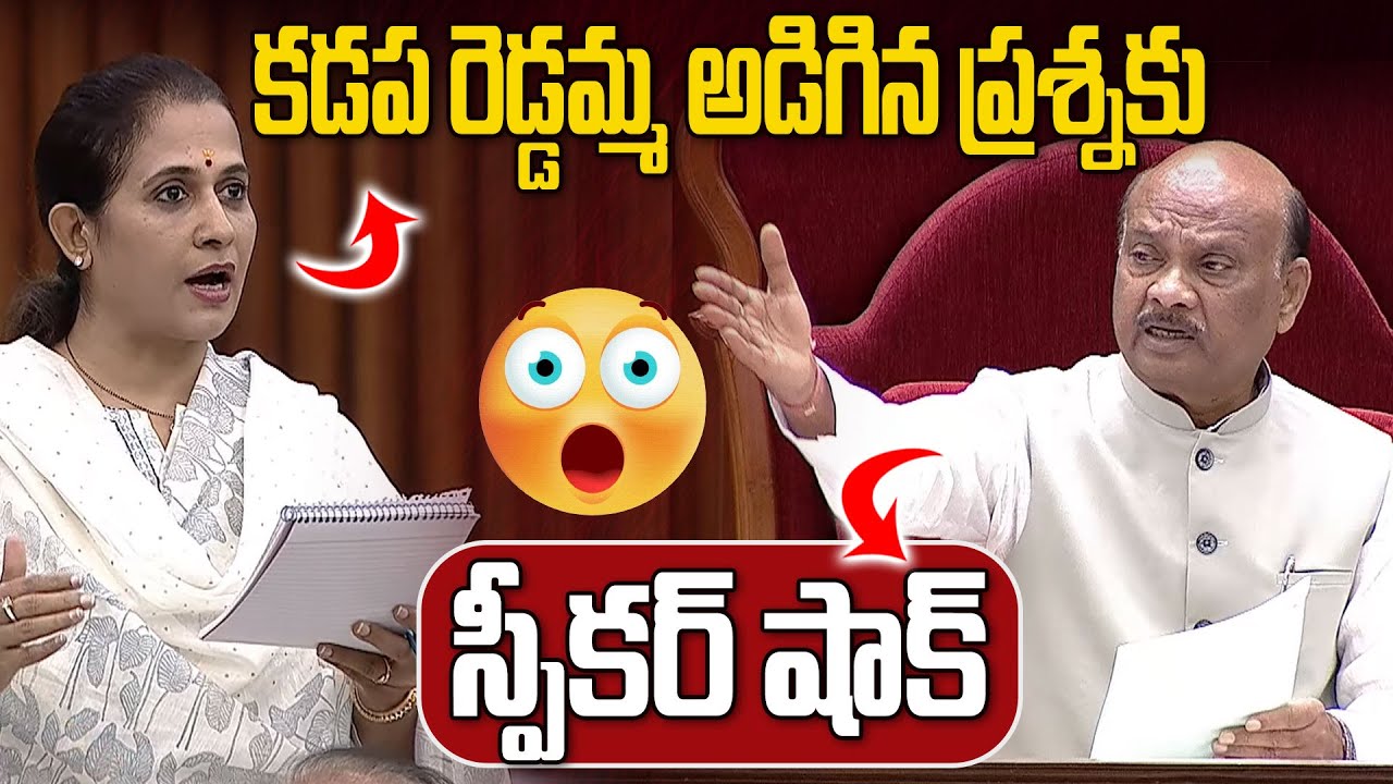 AP Speaker Reaction To Kadapa MLA Reddeppagari Madhavi Question In AP Assembly | YS Jagan | YOYO TV