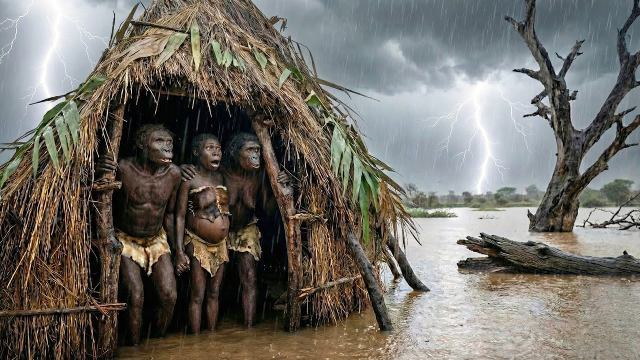 Life 3 Million Years Ago | Early Humans Outsmart Nature by Building Shelter and Water Storage