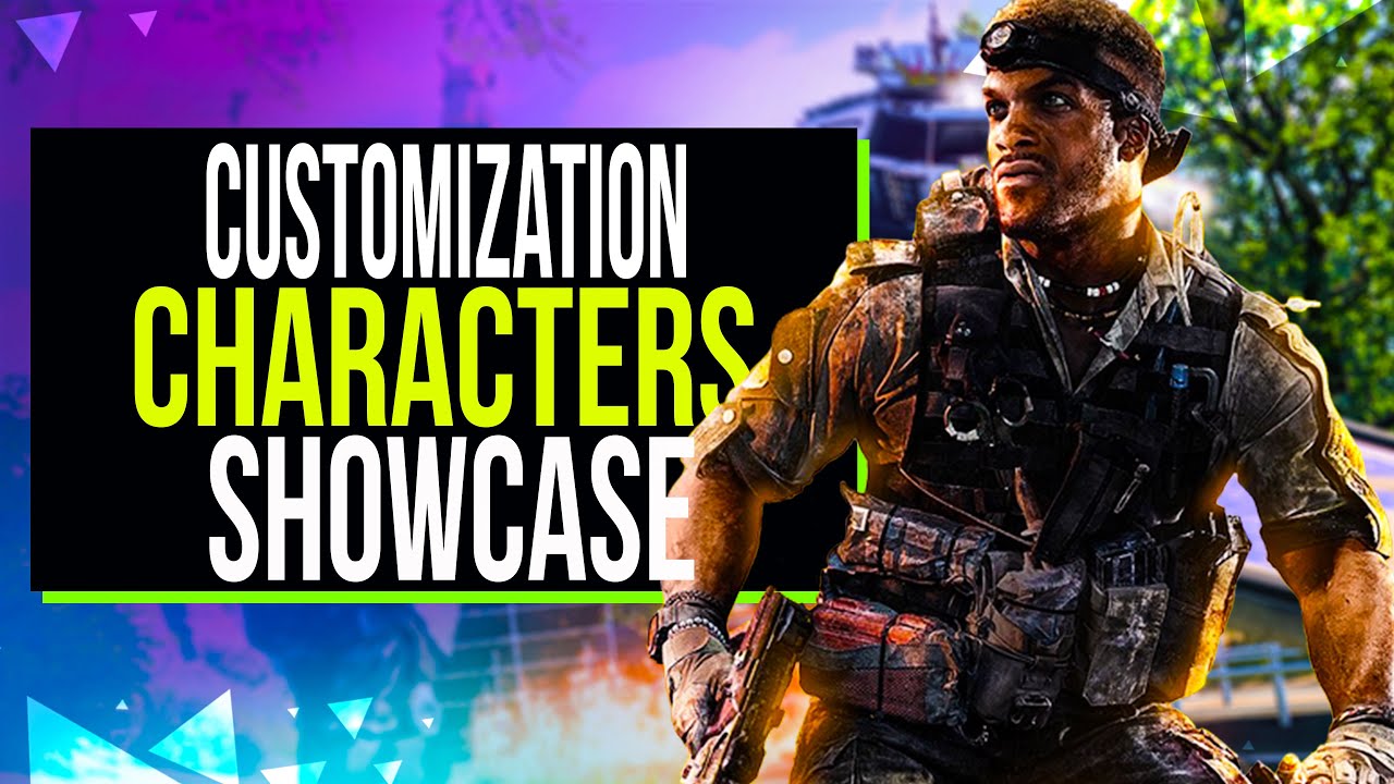 Call of Duty Black Ops 4 How to Customization Characters & Showcase