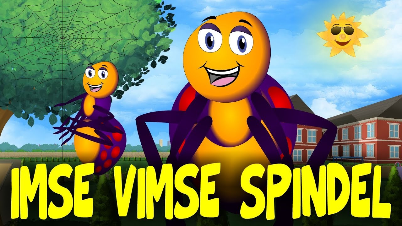 Imse vimse spindel p&aring; svenska med text| Svenska Barns&aring;nger