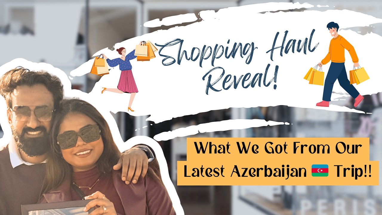 What We Bought from Azerbaijan | National Fruit, Chinar Sweets & Souvenir Haul #azerbaijan #travel