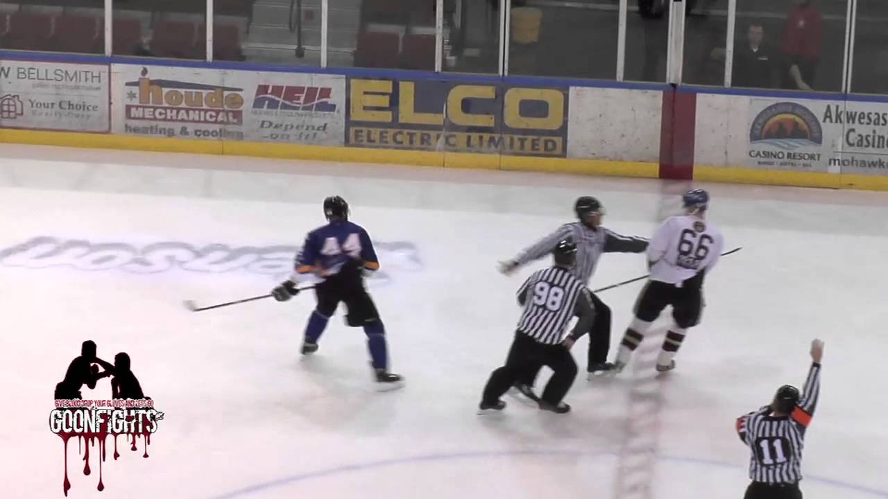Francis Lessard Sucker Punched &Eacute;ric Lajeunesse from Laval LNAH