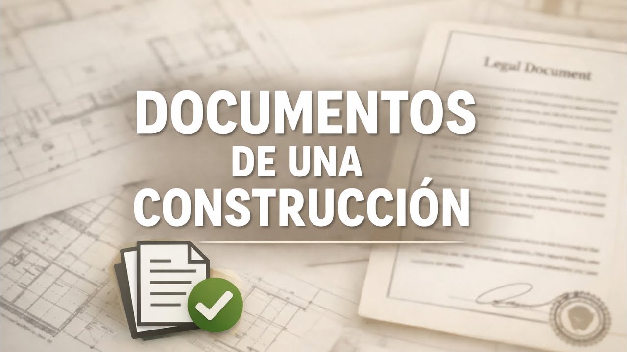 Capítulo 10. Documentos necesarios que debe tener un proyecto de construcción.