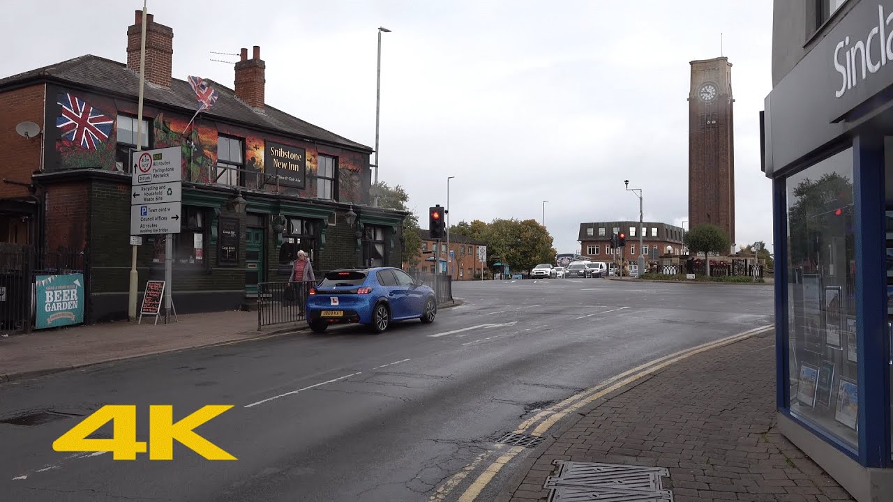 Coalville Walk: Town Centre【4K】