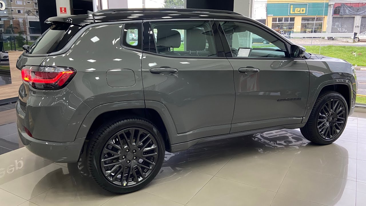 NOVO JEEP COMPASS S 2023 1.3 TURBO T270 A MELHOR VERSÃO DO FLEX COM TETO SOLAR! PREÇO E CORES!