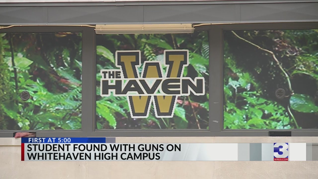 Two guns found at Whitehaven High School lead to 15-year-old's arrest
