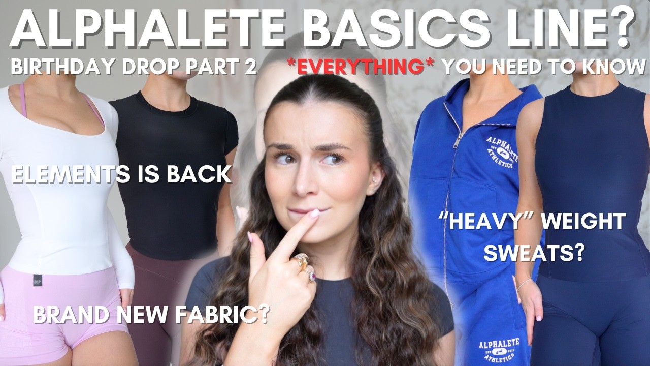 ALPHALETE BASICS LINE ? | BIRTHDAY SALE REVIEW | worth the $$$? | tops, sweats + elmnts *part 2*