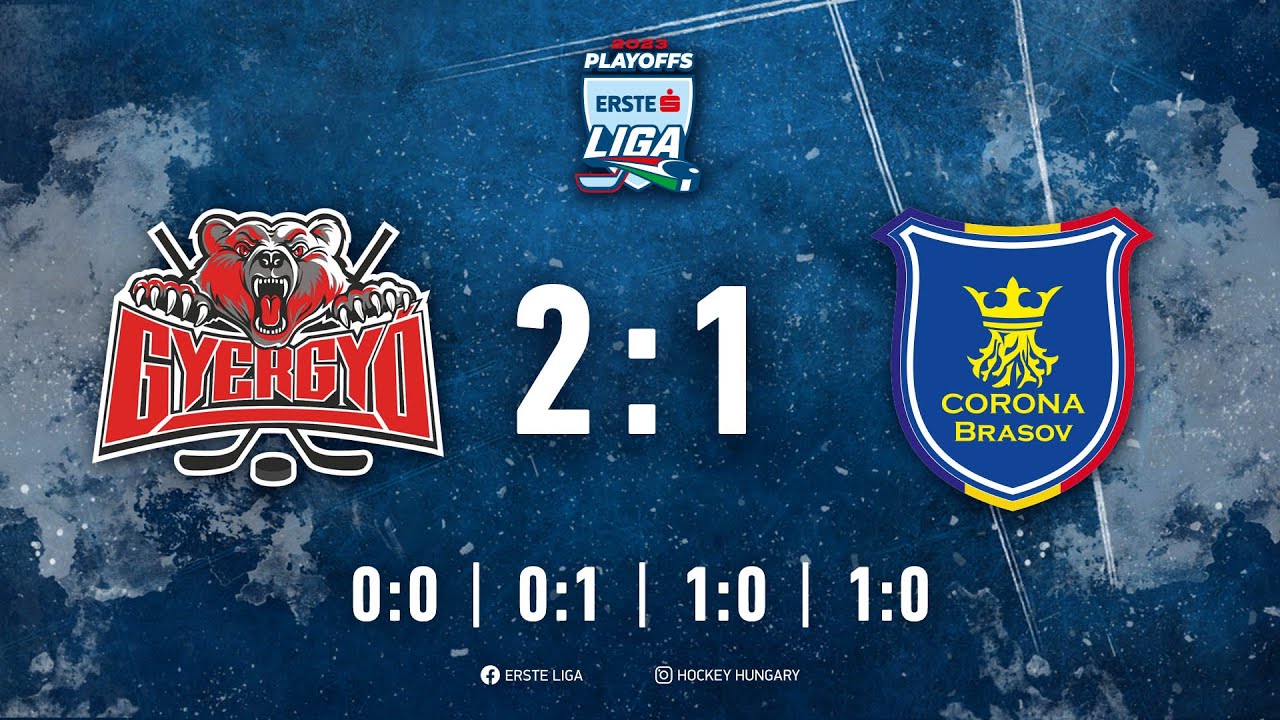 Gólösszefoglaló EL 216 - Gyergyói Hoki Klub - Corona Brasov 2-1 20230305