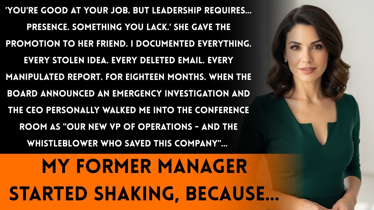 “Manager said I’m ‘not leadership material.’ Gave promotion away—then the board called a meeting.”