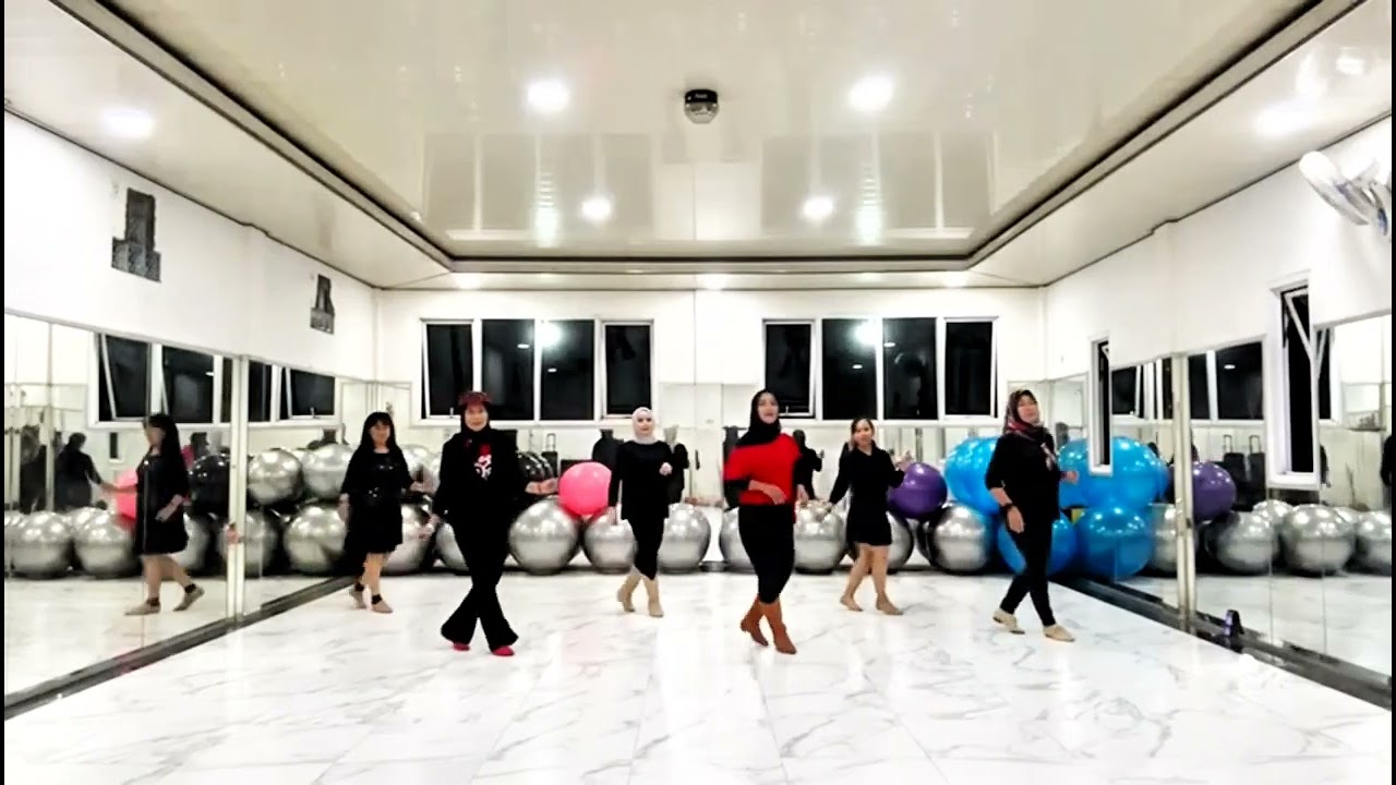 A. B. H. | Line Dance | Choreo: Roosamekto Mamek (INA) | Demo: Class Sanggar Zoom Karawang 