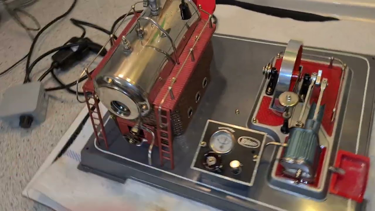 Dampfmaschine Wilesco Modell D24 noch die alte Ausführung Elektrisch beheizt selten