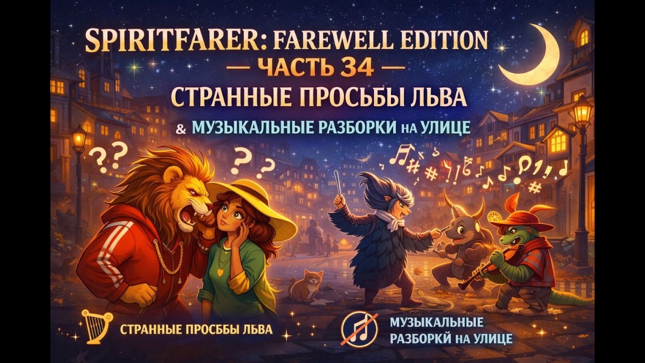 🌙⛵ SPIRITFARER: FAREWELL EDITION — ЧАСТЬ 34 | СТРАННЫЕ ПРОСЬБЫ ЛЬВА И МУЗЫКАЛЬНЫЕ РАЗБОРКИ