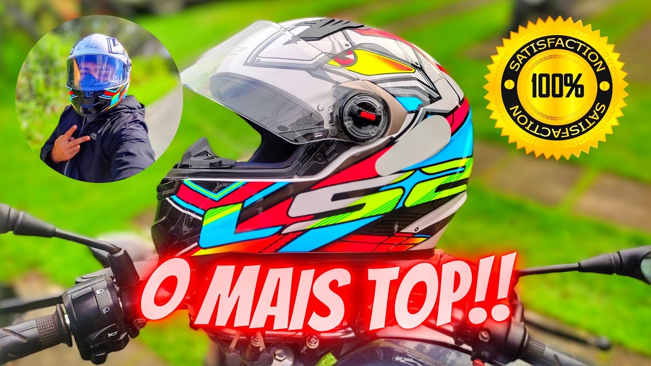MEU NOVO CAPACETE LS2 XDRON *o mais lindo*😍