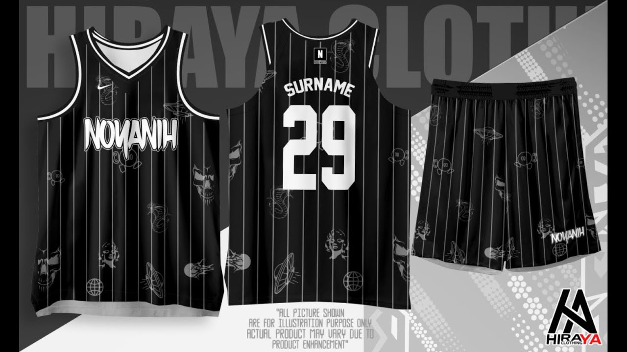 BASKETBALL JERSEY PATTERN AND MOCK UP NOYANIH TEAM | PADAYON TV