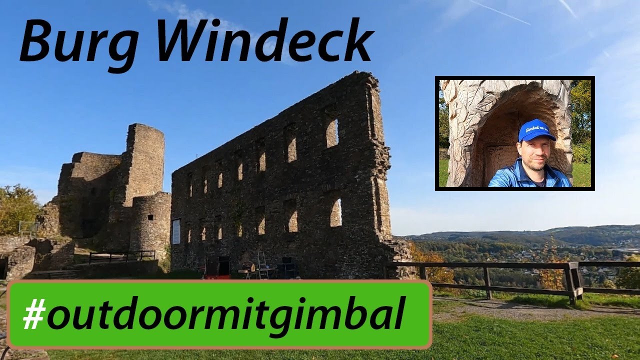 Burg Windeck und der Sieg-Wasserfall bei Schladern