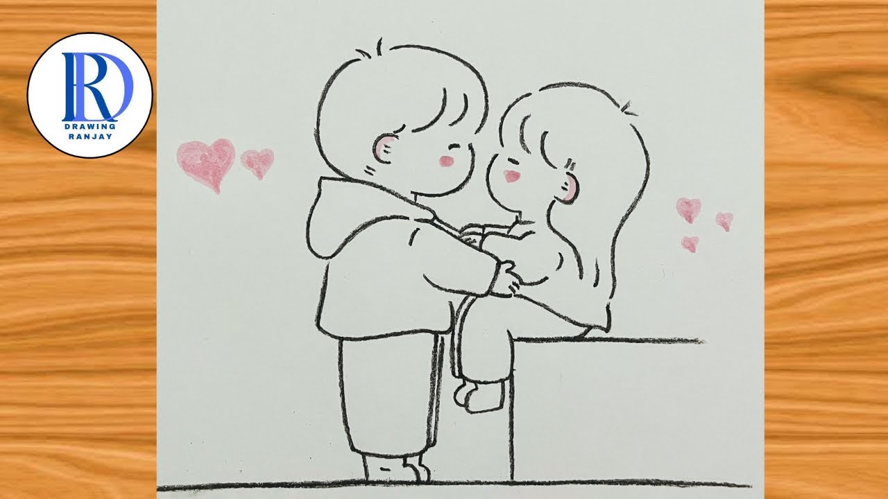 How to draw a couple easy| Couple sketche drawing| Pencil drawing @KarabiArts18