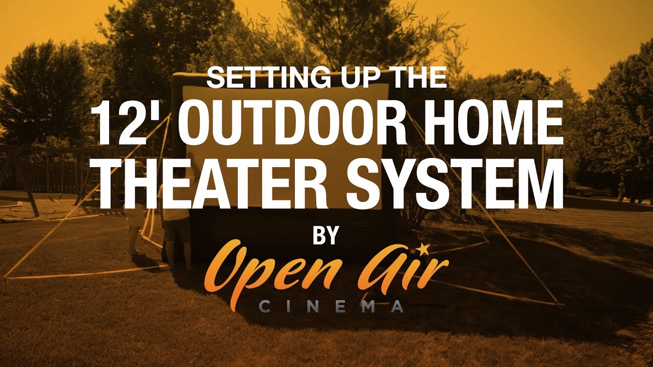 Setting up the 12' Outdoor Home Theater System by Open Air Cinema