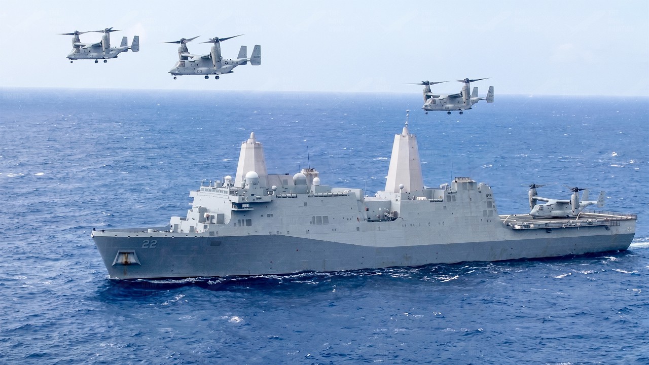 US Navy&rsquo;s Gigantic $2 Billion Amphibious Warship in Action
