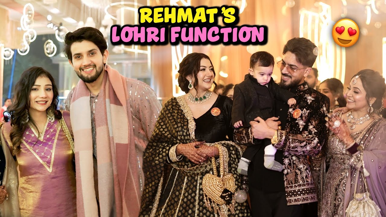 Rehmat Ka Lohri Function 😍 | Jaanu or Raja Bhi Gaye Sath