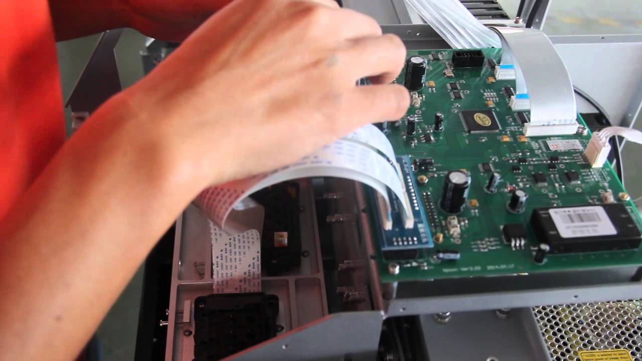 Dual dx7 print head install