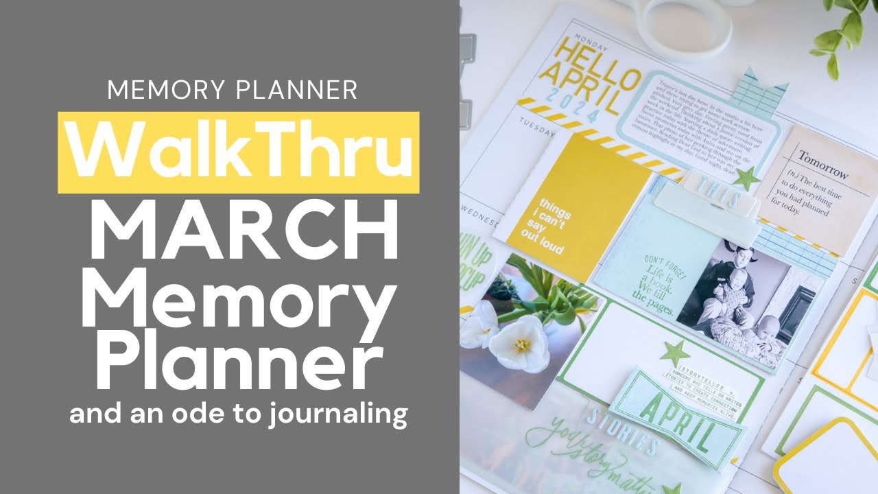 Wrapping Up Three Months in a Planner | March Memory Planner Walk Thru