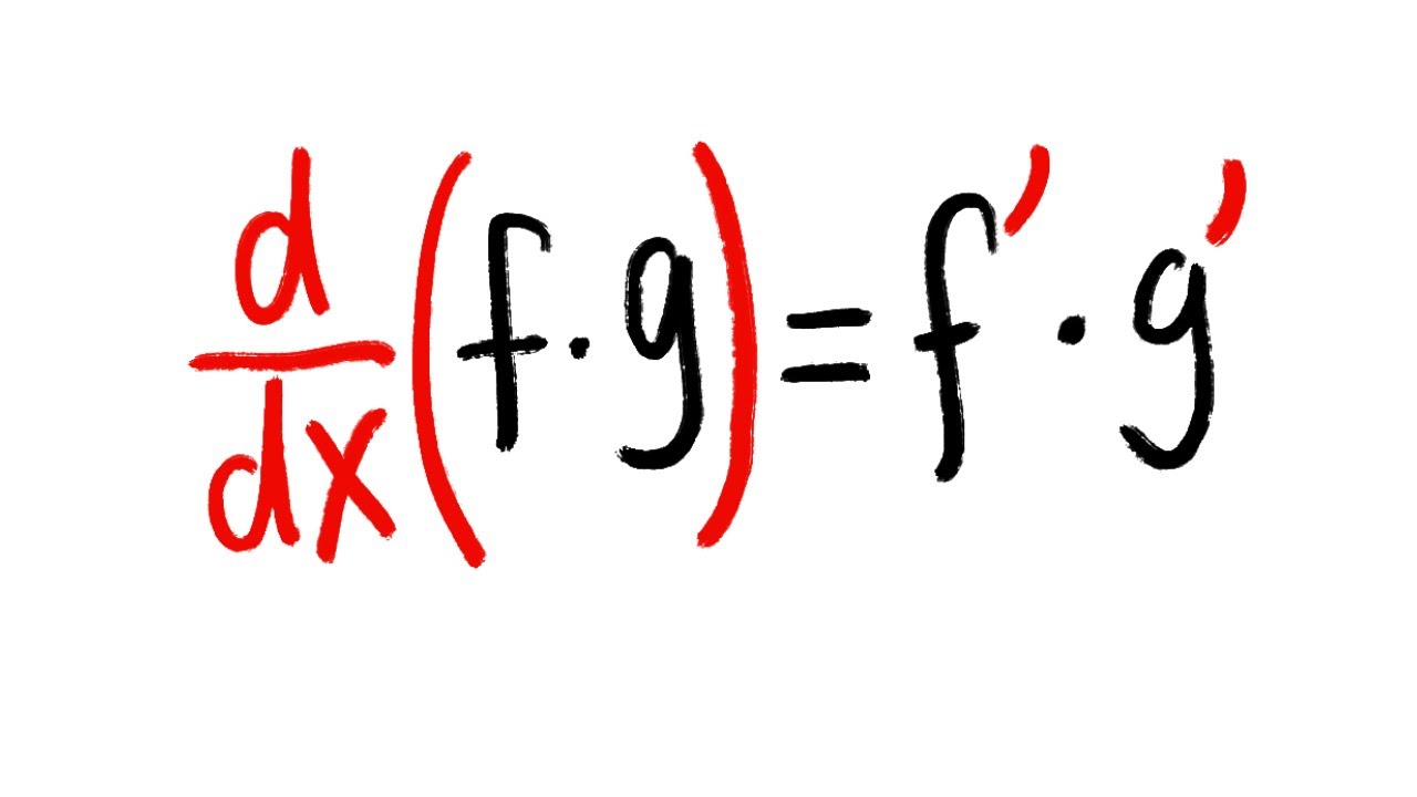 Can (f*g)'=f'*g'?