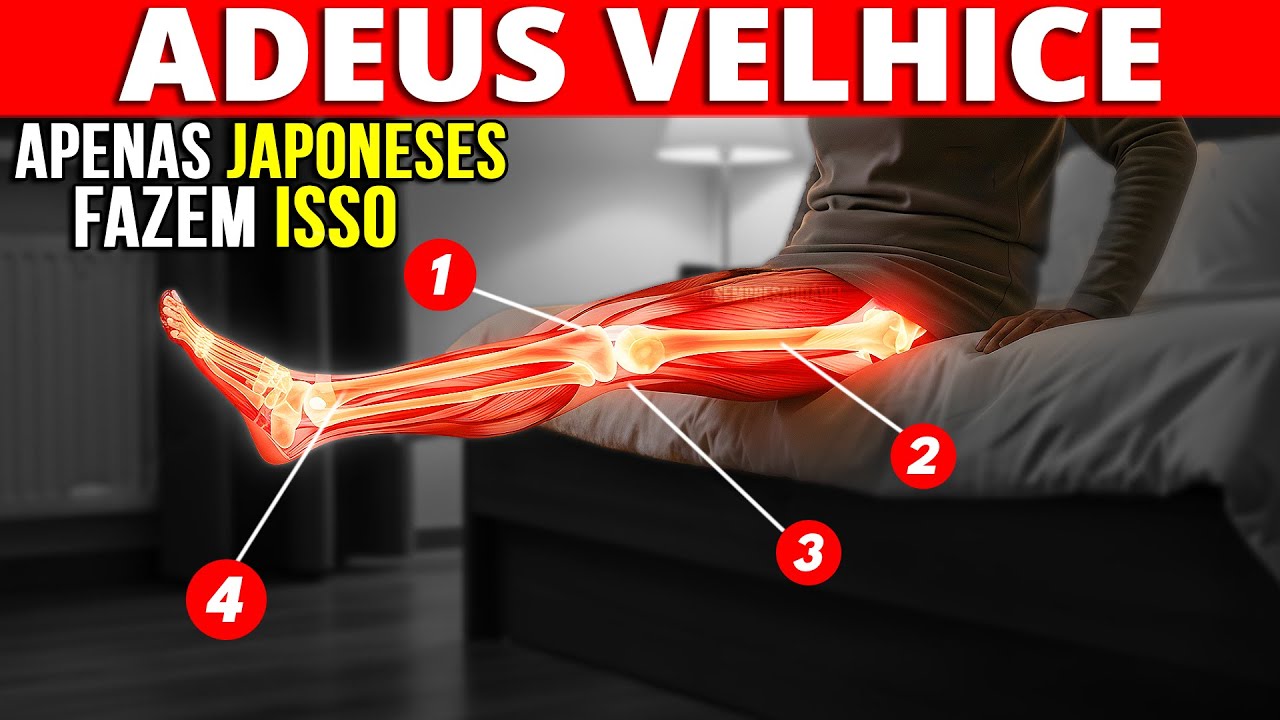 ÚNICOS 3 Exercícios que Japoneses Fazem SENTADOS para Força INCRÍVEL nas Pernas após os 60