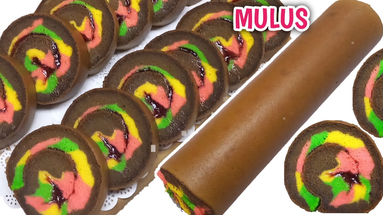 Hasilnya Mulus Cantik Tidak Lengket- Bolu Gulung Ekonomis Lembut Moist