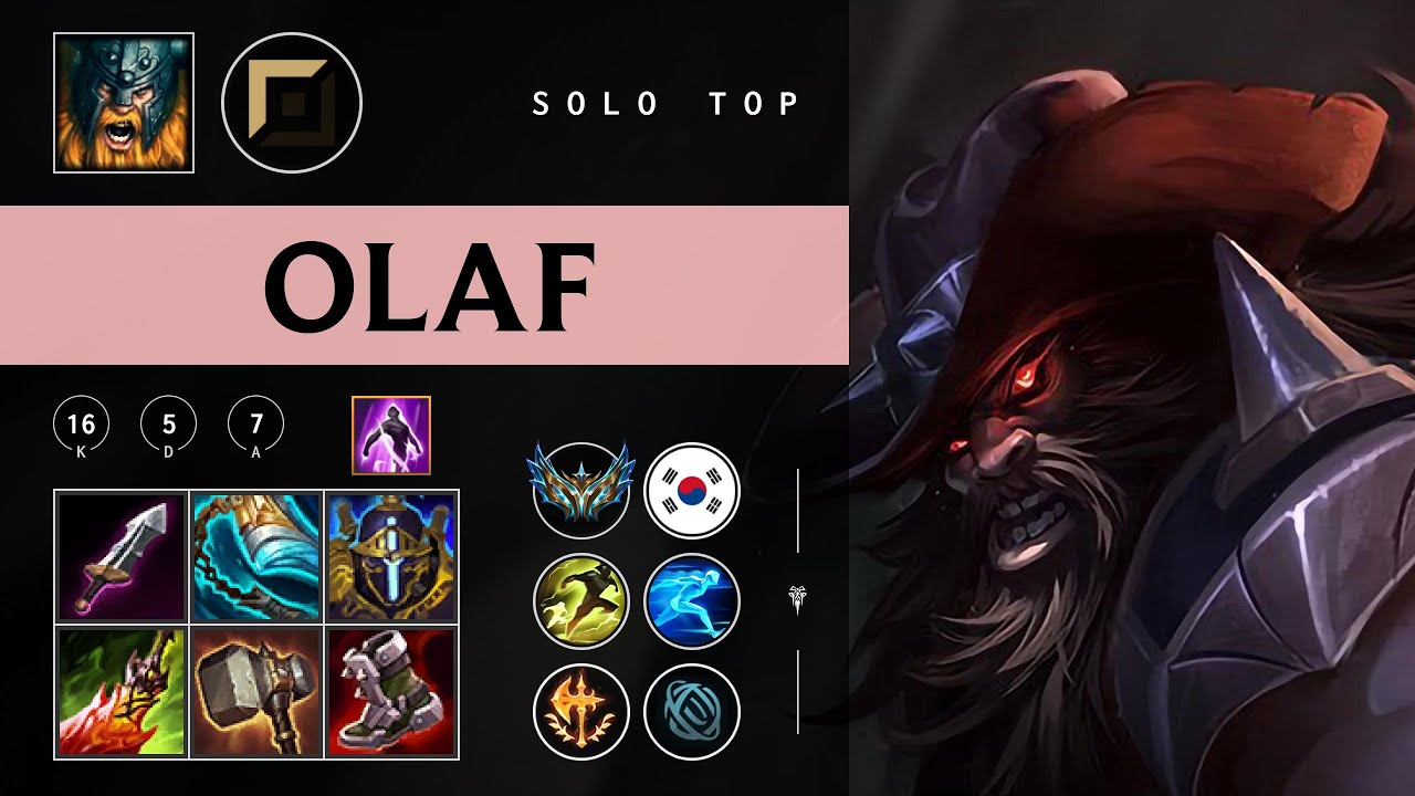Olaf Top vs Anivia - KR Challenger Patch 26.02