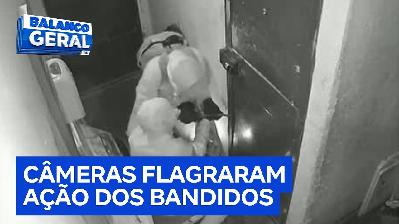 Criminosos arrombam lotérica em Ceilândia (DF) e causam prejuízo de R$ 20 mil | Balanço Geral DF