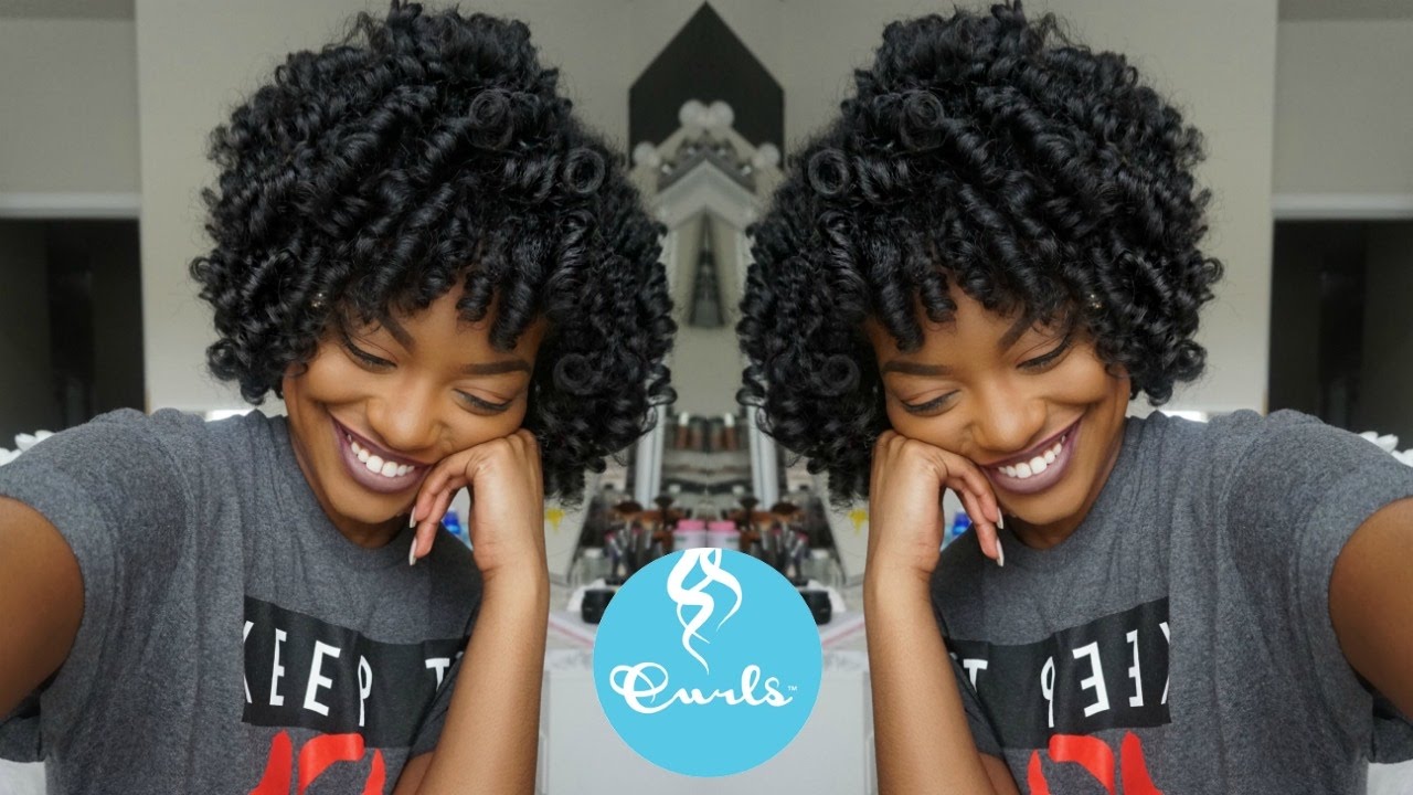 Quick and Easy Defined Twist and Curl Routine ft Curls Blueberry Bliss