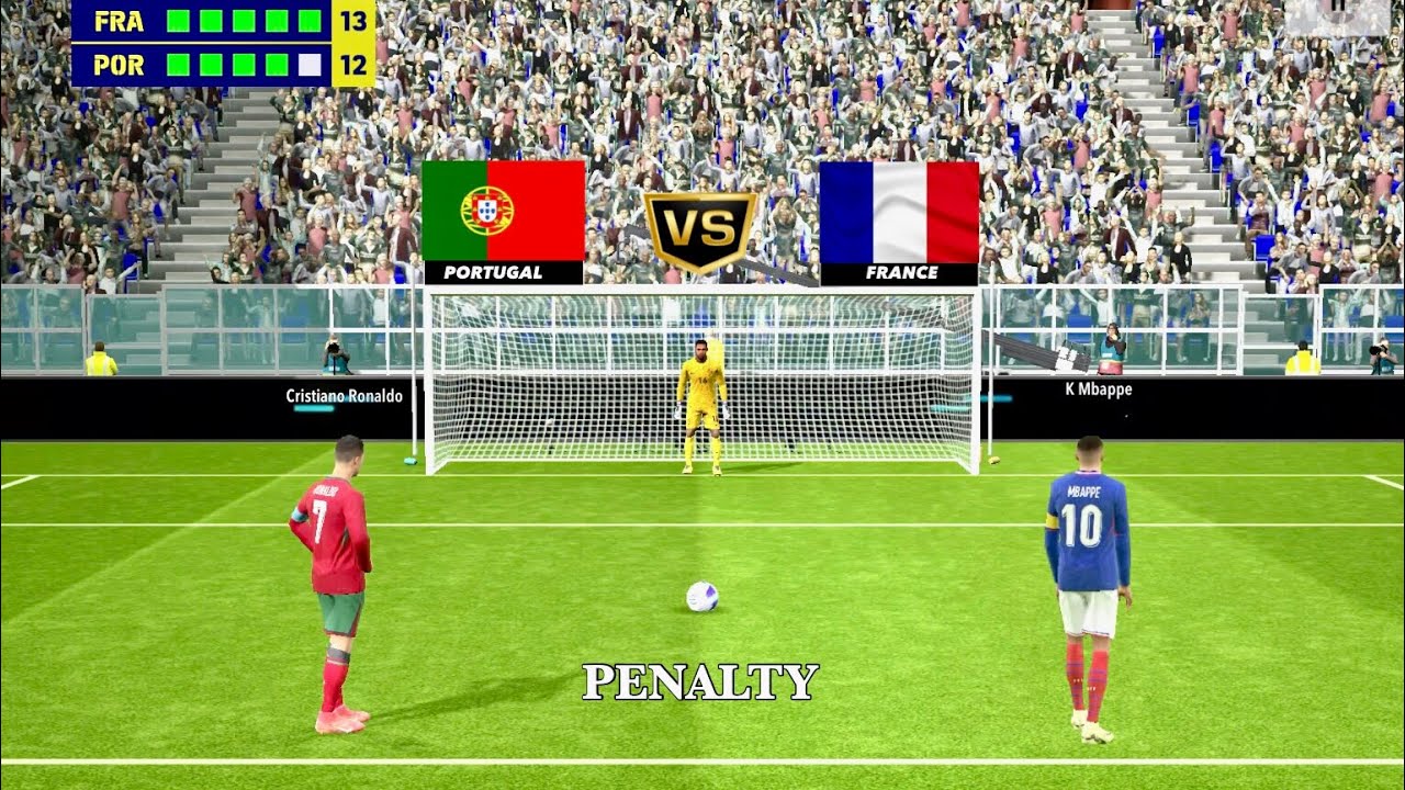 Portugal vs France Penalty Shootout | POR vs FRA | eFootball
