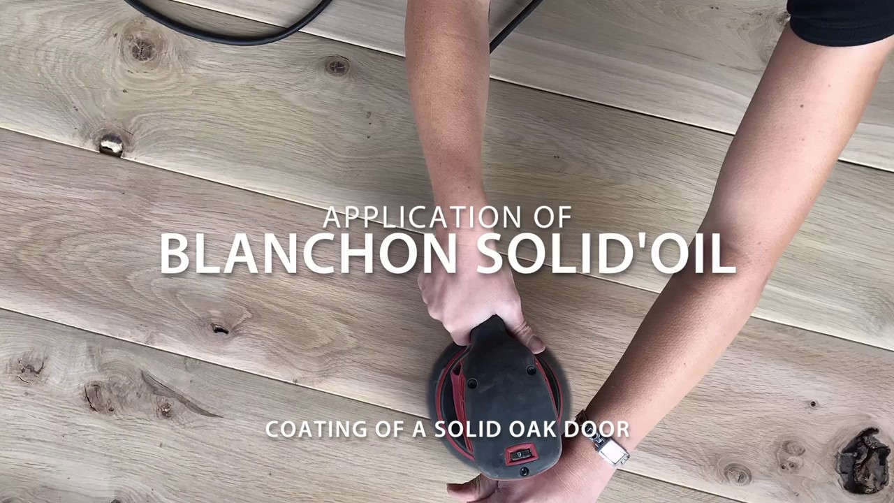 Application Of Blanchon Solid'Oil