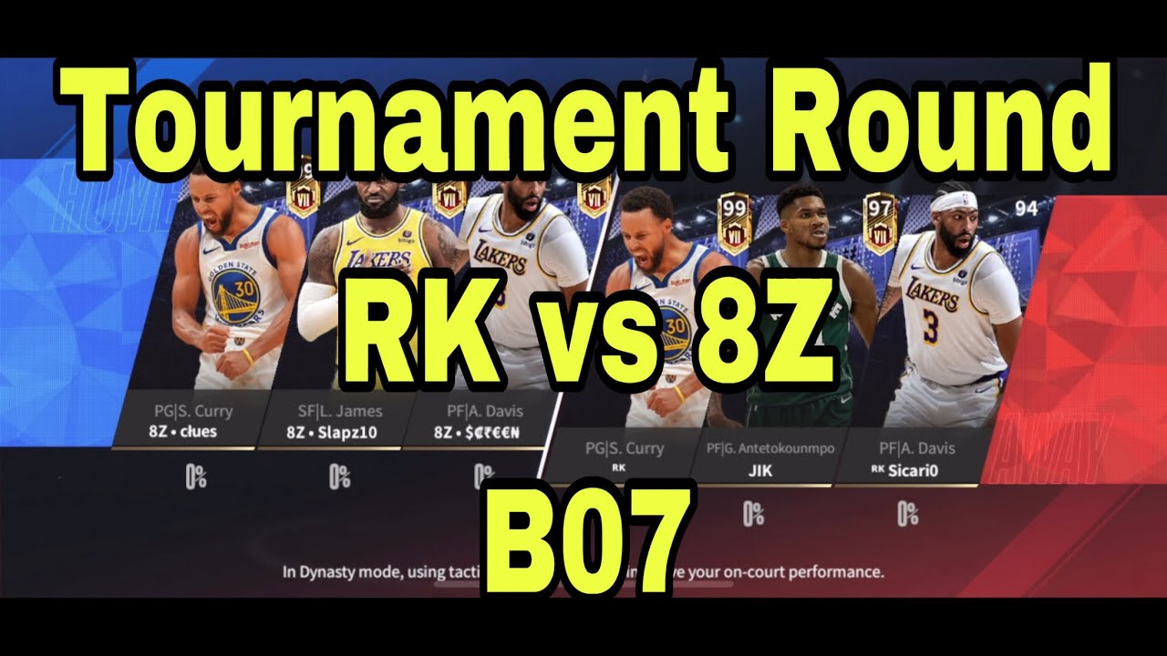 NBA Infinite Tournament RK vs 8Z