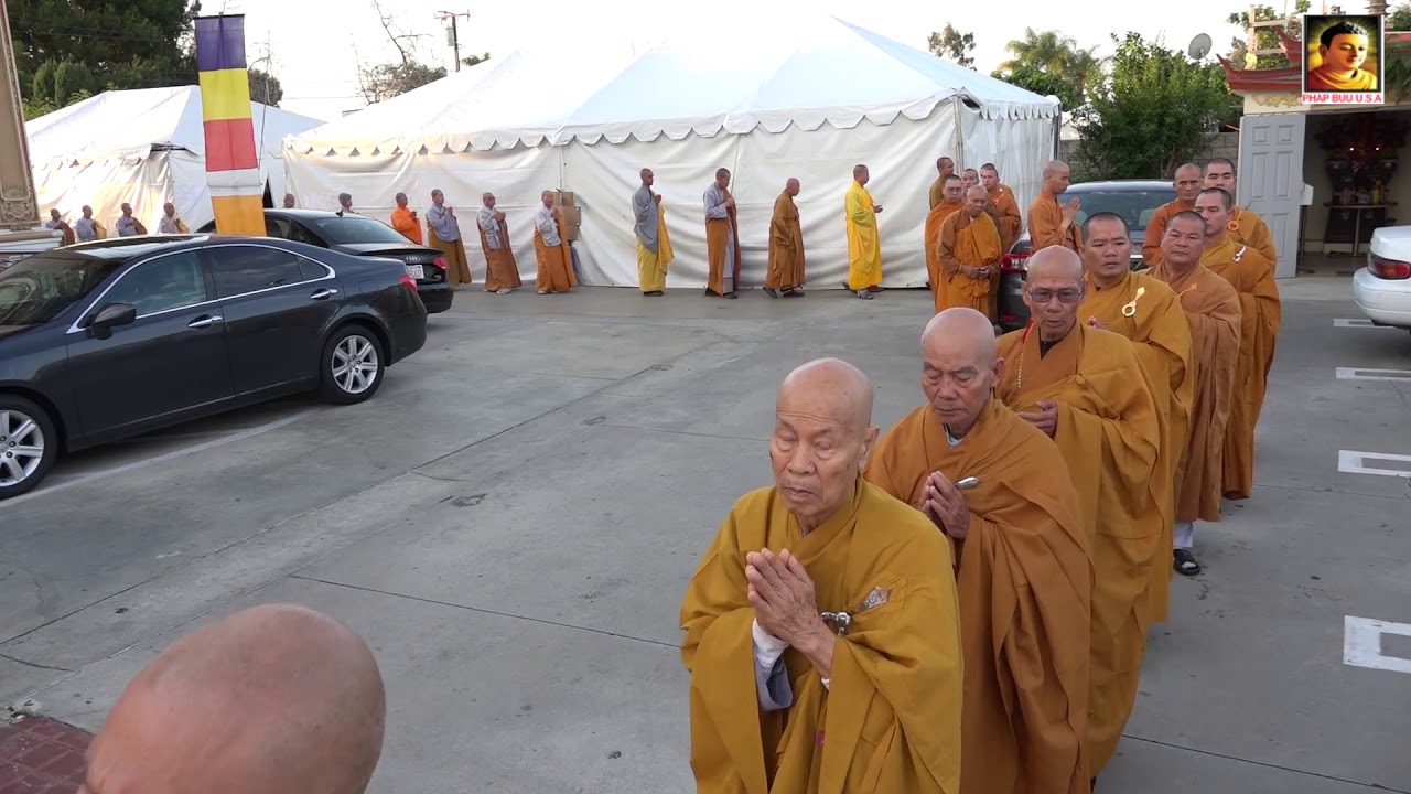 ĐI KINH HÀNH MÙA AN CƯ KIẾT HẠ 2018 TẠI CHÙA HUỆ QUANG SANTA ANA   U.S.A  NGÀY 07-07-2018