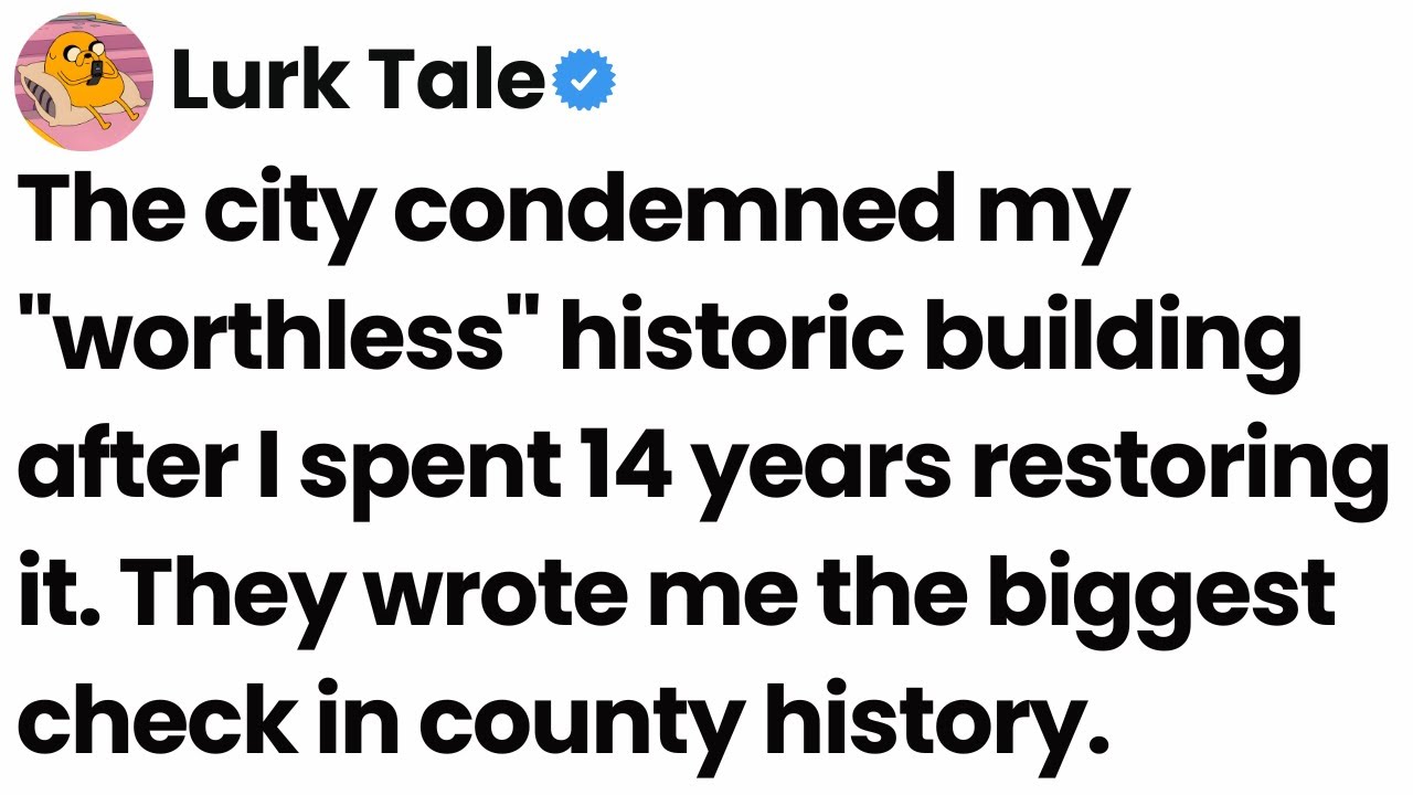 The city condemned my restored building and gave me the county’s largest payout.