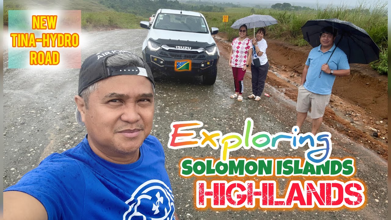 [4k} Uncut Drive Through Solomon Islands Highlands | Tina Hydro Road