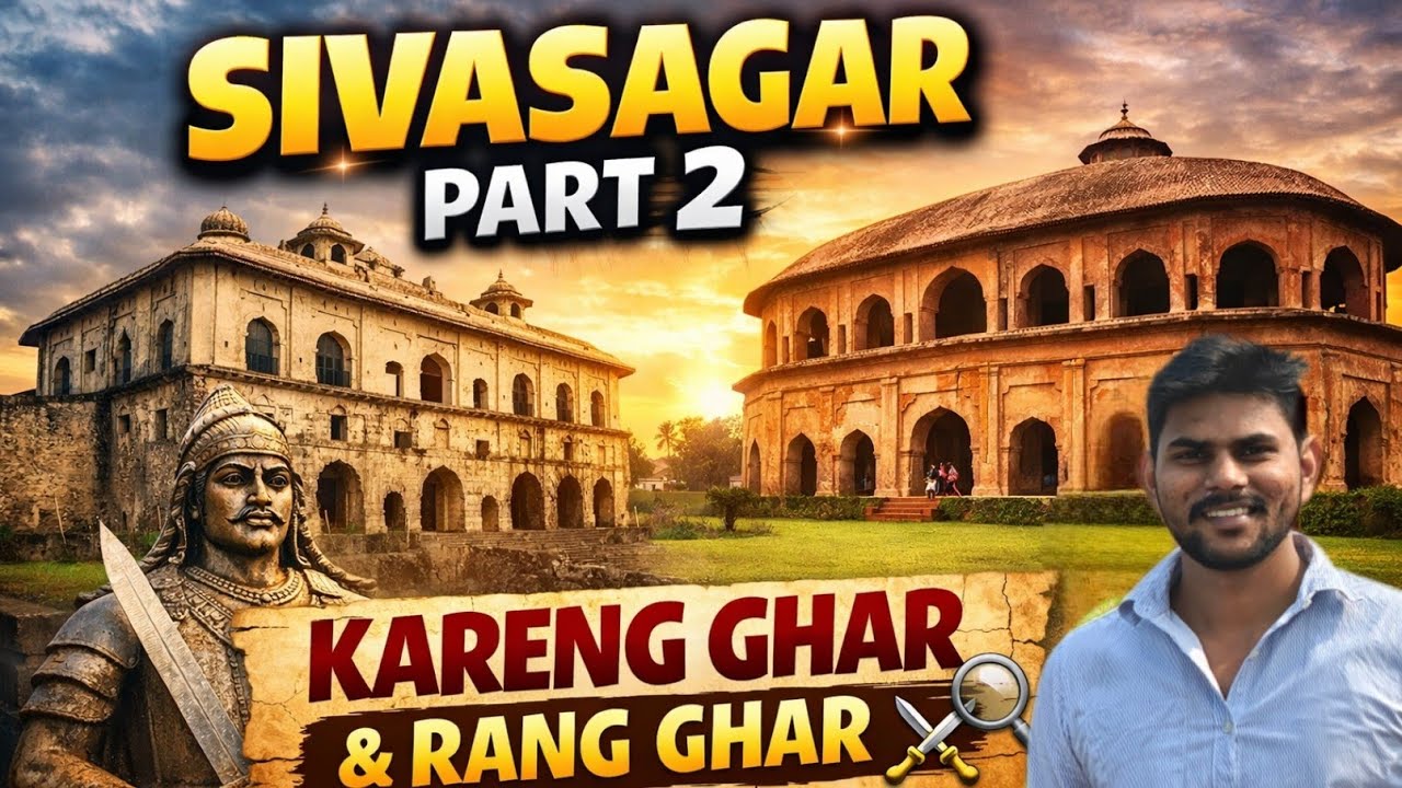 Inside Kareng Ghar & Rang Ghar | Sivasagar Heritage Vlog Part 2