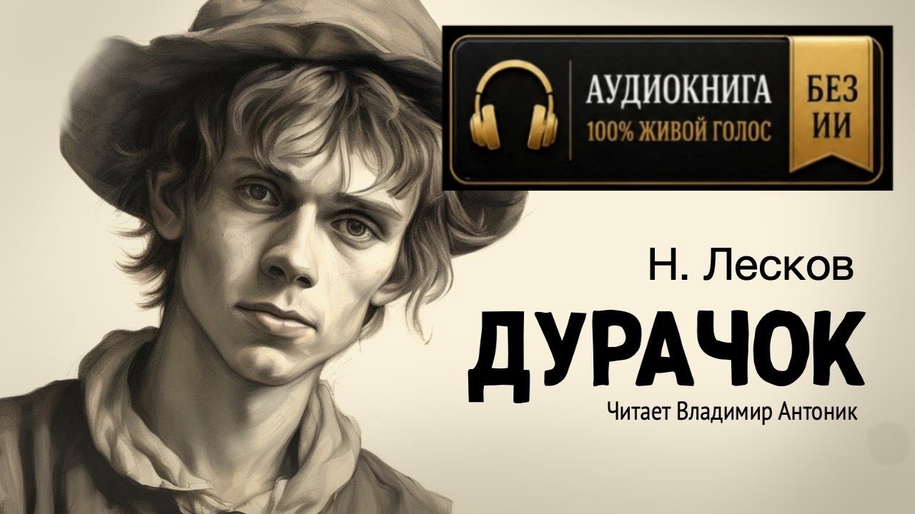 Аудиокнига. «Дурачок». Николай Лесков.  Читает Владимир Антоник