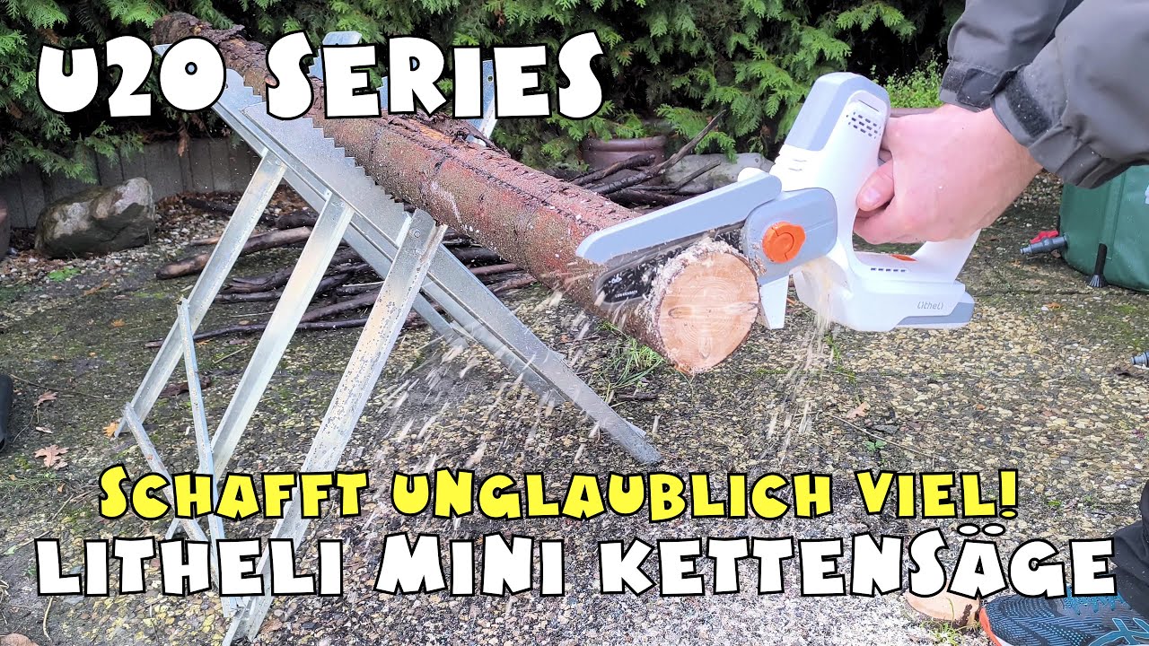 Litheli U20 mini Akku-Kettensäge 20V
