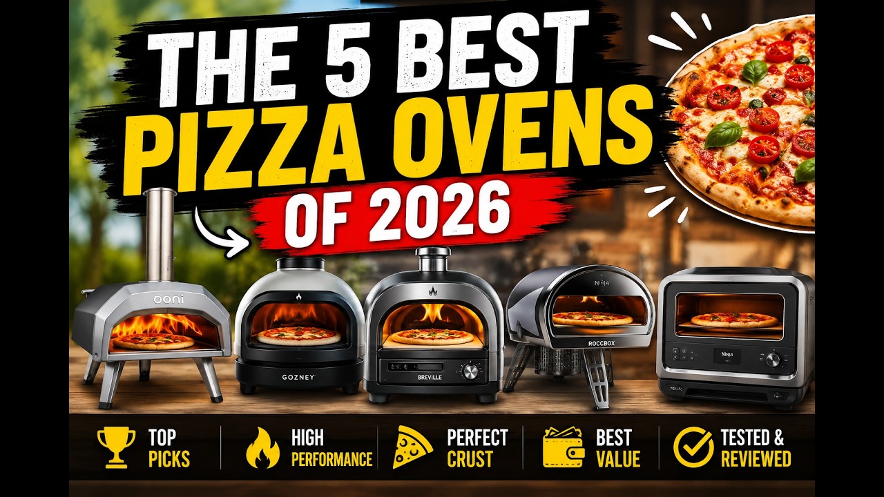 5 лучших печей для пиццы 2026 года 🍕🔥 | Обзор лучших уличных и домашних печей для пиццы!