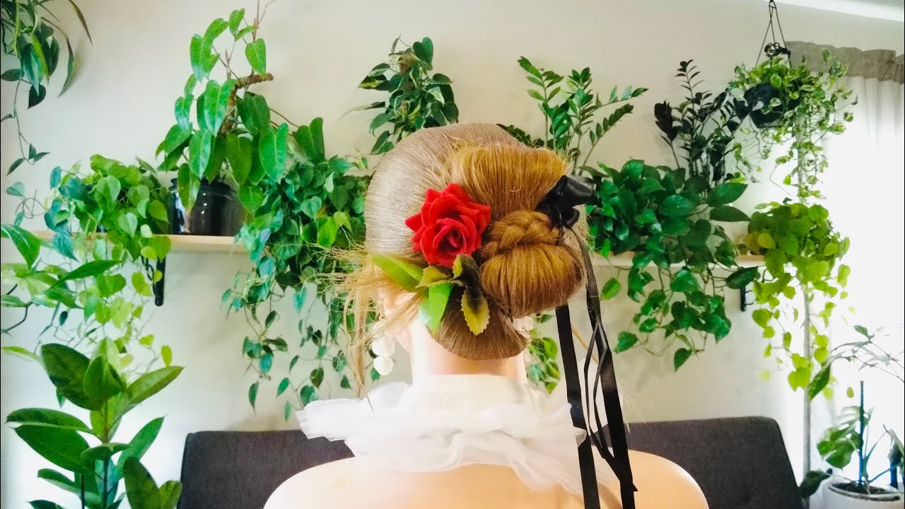 ASMR Perfectionist Updo Hairstyle, Hairstyling, Hair Play Hair Fixing, Finishing Touches No Talking 