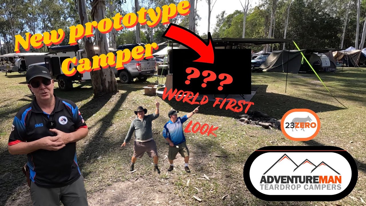 A new prototype camper from adventureman teardrop campers