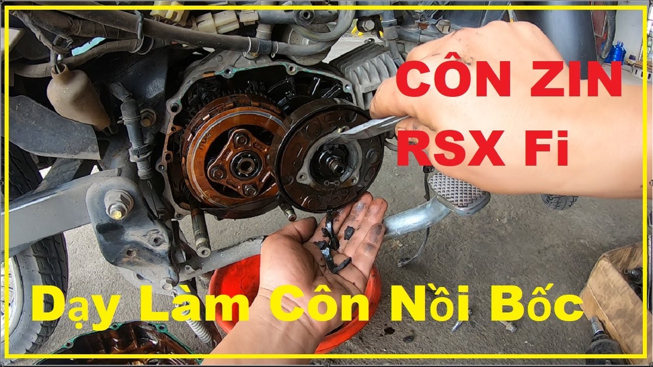 Hướng Dẫn Làm Côn Nồi Độ Lắp Ráp Cho Xe Máy Wave RSX Fi 2014