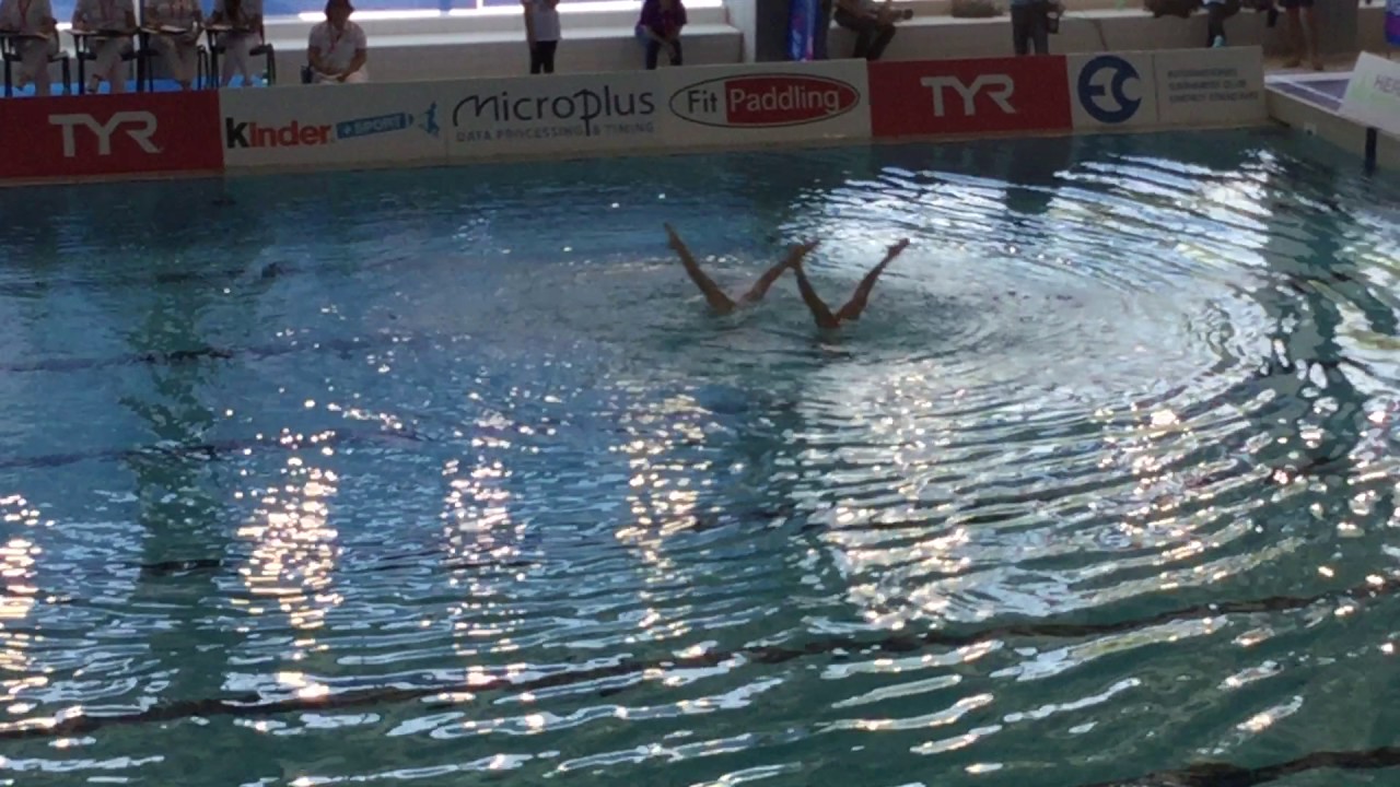 Nuoto Sincronizzato - Coppa Europa Cuneo 2017 - Duo Tecnico Spagna