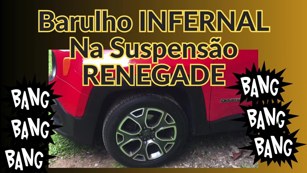 Como Resolver o Barulho na Suspensão do Renegade: Paliativa COM Apenas 20 Centavos!
