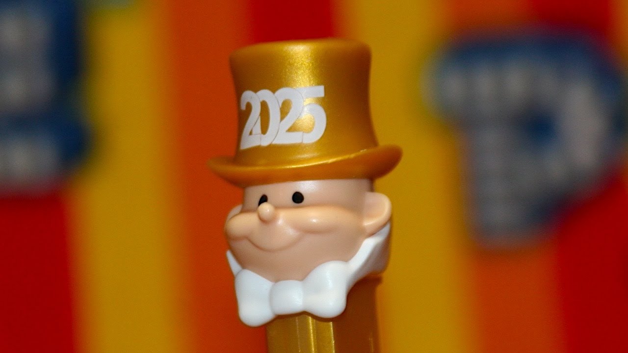 New Years Golden Groom 2025 Pez Dispenser