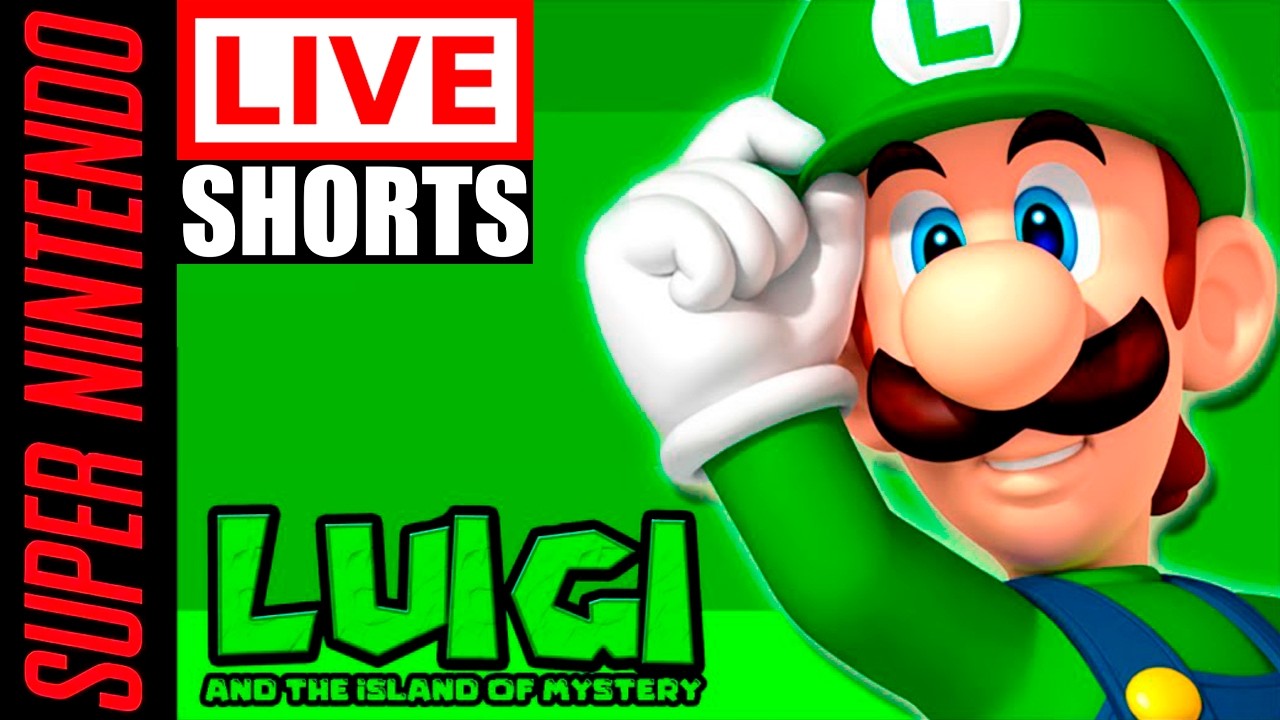 🔴Super Mario World: Luigi and the Island of Mystery - Super Nintendo [ LIVE SHORTS ]